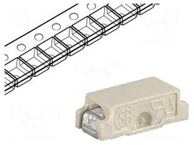 Fuse: fuse | 2.5A | 63VAC | 63VDC | quick blow | 7.4x3.1x2.6mm | SMD | bulk