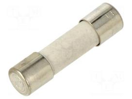 Fuse: fuse | cylindrical | 1A | 250VAC | quick blow | 5x20mm | brass