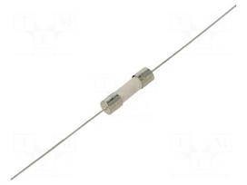 Fuse: fuse | ceramic | 1A | 250VAC | time-lag | 5.2x20mm | THT | 215 | copper