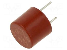 Fuse: fuse | 5A | 250VAC | time-lag | 8.5x8mm | TR5 | PCB,THT | 374 | copper