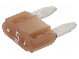 Fuse: fuse | automotive | 5A | 32VDC | medium time-lag | 10.9x8.8x3.8mm