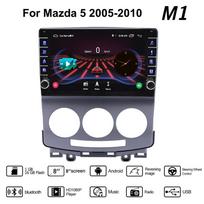 2 din Android automobilio radijo daugialypės terpės vaizdo grotuvas, skirtas Mazda 5 2005-2010 su mygtuko rankenėle Carplay WiFi BT 2+32GB 1+16GB