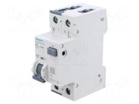 RCBO breaker | Inom: 10A | Ires: 10mA | Poles: 1+N | 230/400VAC | IP20