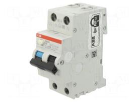 RCBO breaker | Inom: 6A | Ires: 30mA | Poles: 1+N | 230VAC | IP20 | DS200