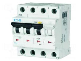 RCBO breaker | Inom: 16A | Ires: 30mA | Poles: 3+N | 240VAC | IP20 | FRBm6