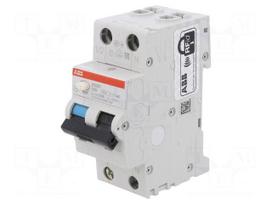 RCBO breaker | Inom: 20A | Ires: 30mA | Poles: 1+N | 230VAC | IP20 | DS200