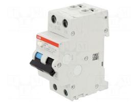 RCBO breaker | Inom: 6A | Ires: 30mA | Poles: 1+N | 230VAC | IP20 | DS200