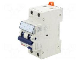 RCBO breaker | Inom: 20A | Ires: 30mA | Poles: 2 | 230VAC | IP20 | 1÷35mm2