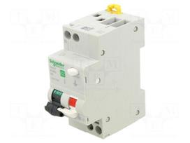 RCBO breaker | Inom: 6A | Ires: 30mA | Poles: 1+N | 230VAC | IP20 | 1÷16mm2
