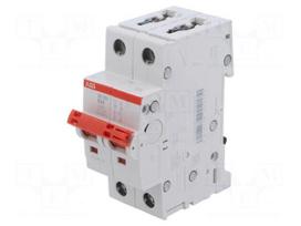 Switch-disconnector | Poles: 2 | for DIN rail mounting | 63A | 400VAC