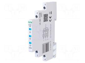 Voltage indicator | 3x230VAC | IP20 | for DIN rail mounting