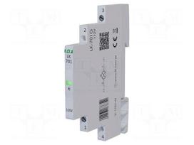 Voltage indicator | 110VAC | IP20 | for DIN rail mounting | LK-701
