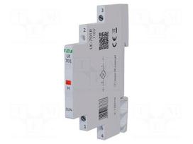 Voltage indicator | 110VAC | IP20 | for DIN rail mounting | LK-701