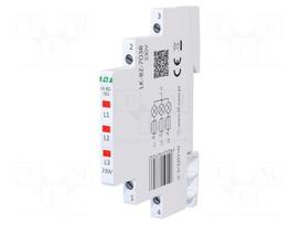 Voltage indicator | 3x230VAC | IP20 | for DIN rail mounting