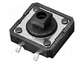 Microswitch TACT | SPST-NO | Pos: 2 | 0.05A/24VDC | SMT | none | 1.47N