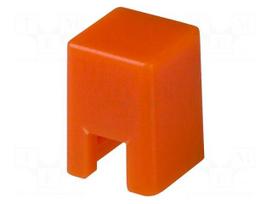 Button | push-in | none | 5.5mm | -25÷70°C | square | orange