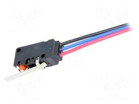 Microswitch SNAP ACTION | 0.1A/125VAC | 0.1A/30VDC | with lever