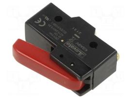 Microswitch SNAP ACTION | 3A/250VAC | with lever | SPDT | ON-(ON)