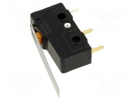 Microswitch SNAP ACTION | 0.1A/125VAC | 0.1A/30VDC | with lever