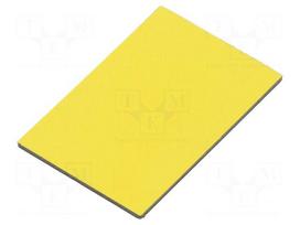 Label | Harmony XB4 | white,yellow | 18x27mm