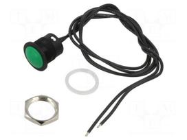Switch: push-button | Pos: 2 | SPST-NO | 2A/24VDC | OFF-(ON) | IP65 | 500V