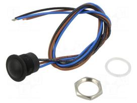 Switch: push-button | Pos: 2 | SPDT | 2A/24VDC | ON-(ON) | IP65 | 500V