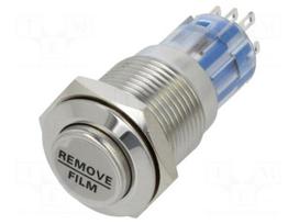 Switch: vandal resistant | Pos: 3 | 0.5A/220VAC | 1A/24VDC | IP40
