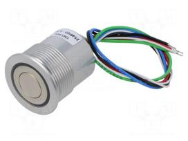 Switch: vandal resistant | Pos: 2 | SPST-NO | 0.125A/48VDC | IP65 | RGB