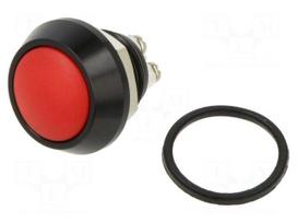 Switch: vandal resistant | Pos: 2 | SPST-NO | 5A/24VDC | IP65 | OFF-(ON)