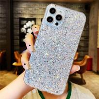 iPhone 11 prabangus gradientinis blizgučių žvaigždžių dėklas iPhone 7 8 Plus 13 12 11 Pro Max X Xs Max XR minkštas skaidrus TPU apsauginis dėklas iPhone 7 8 Plus gray