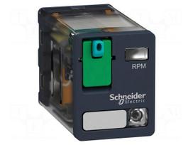 Relay: electromagnetic | 24VDC | DPDT | Icontacts max: 15A | socket