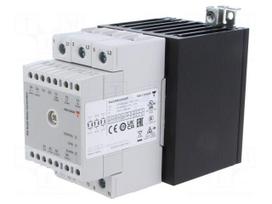Relay: solid state | 30A | 3-phase | on panel,for DIN rail mounting
