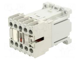 Contactor: 3-pole | NO x3 | Auxiliary contacts: NC | 24VDC | 6A