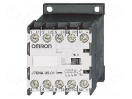 Contactor: 3-pole | NO x3 | Auxiliary contacts: NC | 24VAC | 9A | J7KNA
