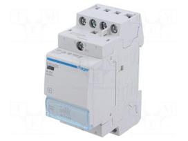 Contactor: 4-pole installation | 25A | 24VAC | NO x4 | ESD | -10÷50°C