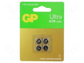Battery: alkaline | LR44 | 1.5V | non-rechargeable | 4pcs.