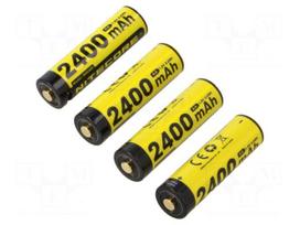 Re-battery: Li-Ion | 14500,14505,AA | 1.5V | 2400mAh | 4pcs.