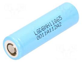 Re-battery: Li-Ion | 18650,MR18650 | 3.6V | 3200mAh | Ø18.4x65.1mm
