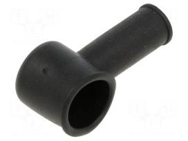 Caps | black | PVC | L: 41mm | Ø: 7.5mm,15mm | for spark plugs