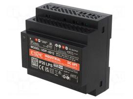 Power supply: buffer | for DIN rail | 12VDC | 5A | 190÷240VAC | OUT: 1