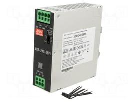 Power supply: switching | for DIN rail | 240W | 36VDC | 0÷6.66A | OUT: 1