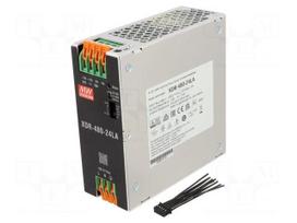 Power supply: switching | for DIN rail | 480W | 24VDC | 0÷20A | OUT: 1