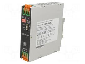 Power supply: switching | for DIN rail | 75W | 48VDC | 0÷1.56A | OUT: 1