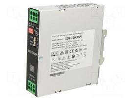 Power supply: switching | for DIN rail | 120W | 36VDC | 0÷3.33A | OUT: 1