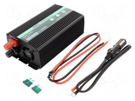 Converter: DC/AC | 500W | Uout: 230VAC | 24V | universal | 189x106x60mm