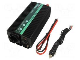 Converter: DC/AC | 500W | Uout: 230VAC | Out: AC sockets 230V | 85% | 12V