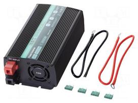 Converter: DC/AC | 1kW | Uout: 230VAC | Out: AC sockets 230V | 85% | 24V