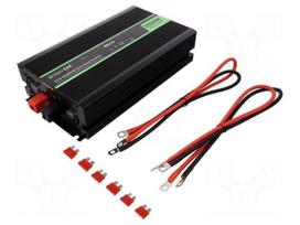 Converter: DC/AC | 2kW | Uout: 230VAC | Out: AC sockets 230V | 85% | 12V
