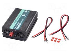 Converter: DC/AC | 2kW | Uout: 230VAC | Out: AC sockets 230V x2 | 95%