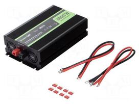 Converter: DC/AC | 3kW | Uout: 230VAC | Out: AC sockets 230V | 85% | 12V